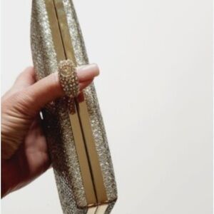 Elegant Gold Evening Clutch